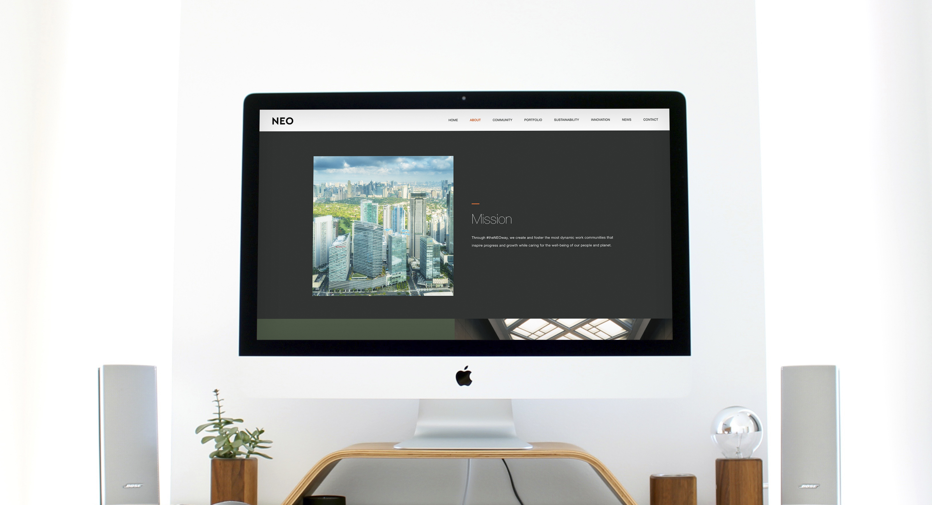NEO Property Management Website Real state design